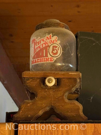 Vintage Gum Ball Dispenser Jar