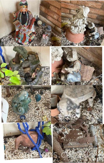 Assorted Lawn Decor Statues
