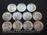 1964 Kennedy Half Dollars 90% Silver Coins 137.17 Grams