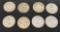 8 Canadian Quarters 80% silver 46.31 grams