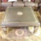 Wooden black gold coffee table