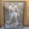 Framed black/white poster Muhammad Ali vs. Sonny Liston