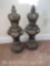 Fler De lis Decorative statue and wood sign
