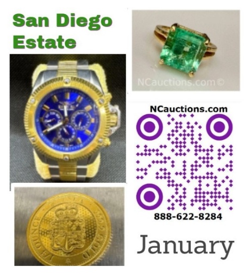 2025 January San Diego Estate Sale Auction