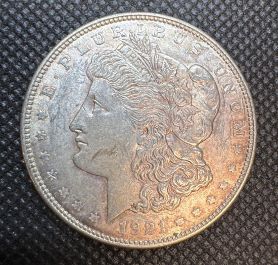 1921 Morgan Silver Dollar 90% Silver Coin 26.77 Grams
