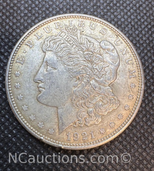 1921-D Morgan Silver Dollar 90% Silver Coin 26.74 Grams