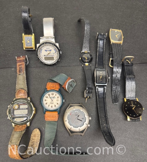 Box Of Watches Timex Pulsar Cartier