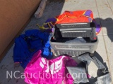 Action Packer full of inner tubes with pump