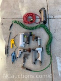 Pneumatic Tools with hoses and adapters