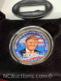 Donald Trump 24k Gold Plated 2017 Inauguration Coin