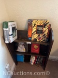 book shelf with books