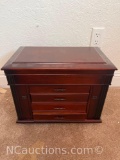 jewelry box with costume jewelry