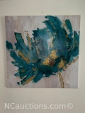 Oil Canvas unframed signed Trina