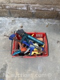 Misc Tools clamps tapes channel locks caulking gun