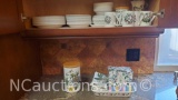 Set of Port Merion Botanic Garden series plates bowls cups napkins cannister etc.