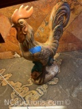 decorative ceramic Roosters