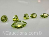 6 Assorted Cut Spinel Gemstones