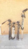 Lot 4 adjustable height camera/camcorder tripods Ambico Velbron Vivitar Vist