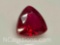 Lovely Deep Red Ruby Trillion Cut Gemstone Breath Taking 10.2ct