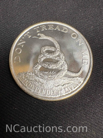 .999 Silver 1 oz Don?t Tread on Me