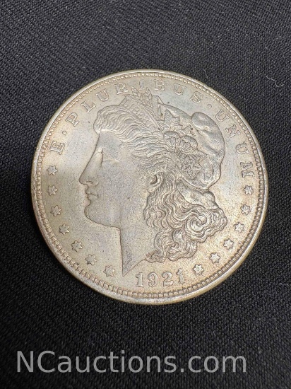1921 Morgan Dollar 90 percent silver 26.78 grams