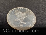 1oz .999 Silver Monex