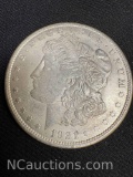 1921 Morgan Dollar 90 percent silver 26.75 grams