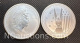2013 War Of The Pacific 1/2 Oz .999 Fine Silver Bullion 1 Troy Oz
