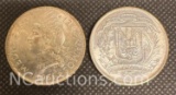1961 Medio Peso 90% Silver Coin 24.97 Grams