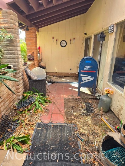 front entry contents - does not include steel doors affixed windows etc.