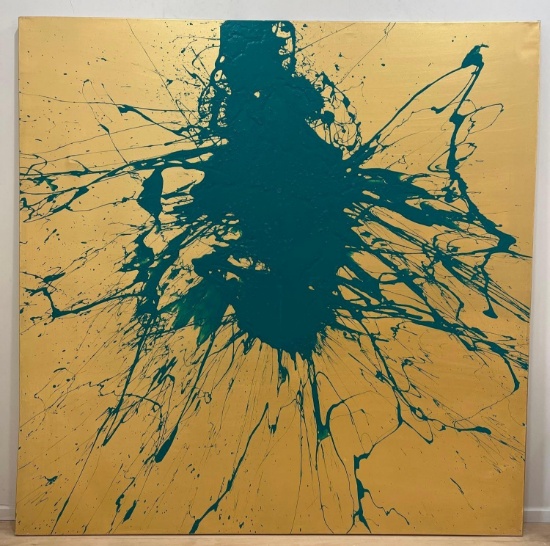 VERY LARGE ABSTRACT - ORIGINAL PAINTING BY SALAZAR