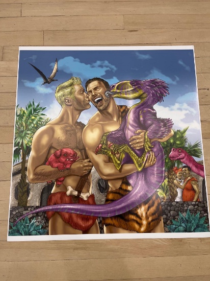 HAND SIGNED POSTER BY ARTIST JOE PHILLIPS