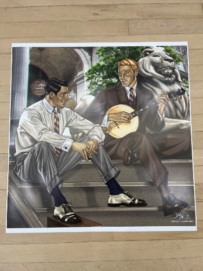 HAND SIGNED POSTER BY ARTIST JOE PHILLIPS
