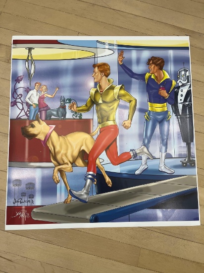 HAND SIGNED POSTER BY ARTIST JOE PHILLIPS