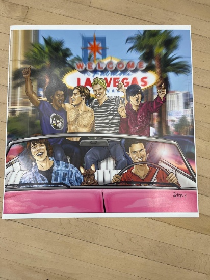 HAND SIGNED POSTER BY ARTIST JOE PHILLIPS