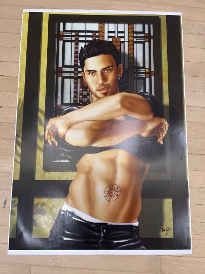 HAND SIGNED POSTER BY ARTIST JOE PHILLIPS