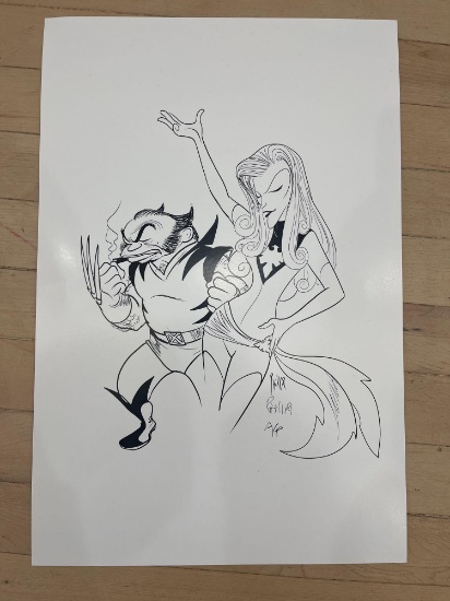 HAND SIGNED POSTER BY ARTIST JOE PHILLIPS
