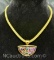 Michaela Frey Wien 14k Gold Enamel Necklace 24g Total