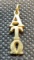 14k Gold ATN Pendant 1.09 Grams