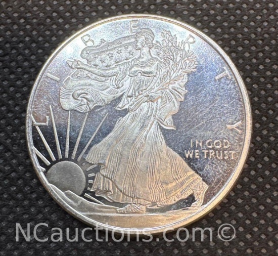 1/2 Oz .999 Fine Silver Eagle Bullion Coin