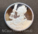 Disney 1 Troy Oz .999 Fine Silver Dopey Bullion Coin