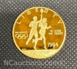 1/2 Oz 1984 Olympics Gold $10 Coin