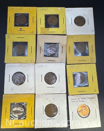 Wheat Pennies Mixed Dates