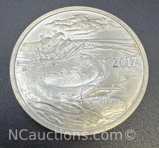 2017 1 Troy Oz .999 Fine Silver Silverbug Island Bullion Coin