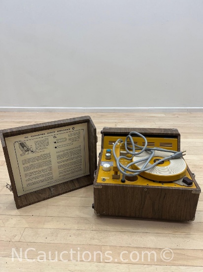 Vintage Record Player - by Newcomb Audio Products Company, Hollywood, California