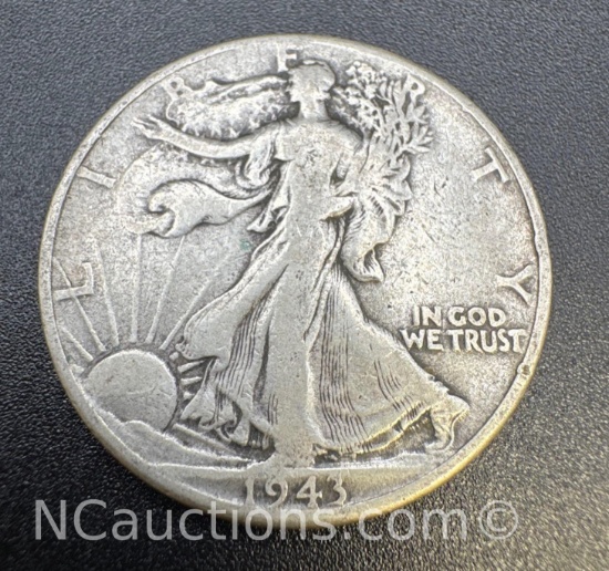 1942 Walking Liberty 90% Silver Half Dollar Coin 12.27 Grams