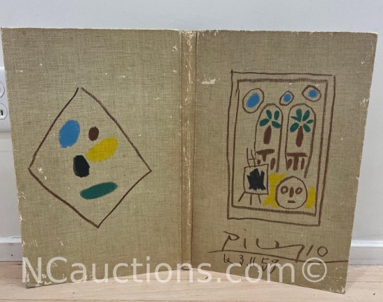 Abstract Art Signed Picasso 3-11-59