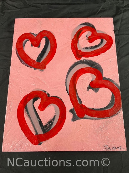 Unframed art Salazar Ink Phearts