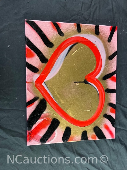 Unframed art Salazar Love Hearts Pink Hearts