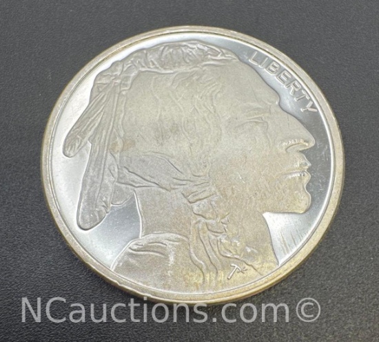 1Troy Oz .999 Fine Silver Indian Head Bullion Coin